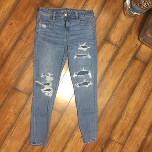 AE Distress look Jeans. Size 10 short